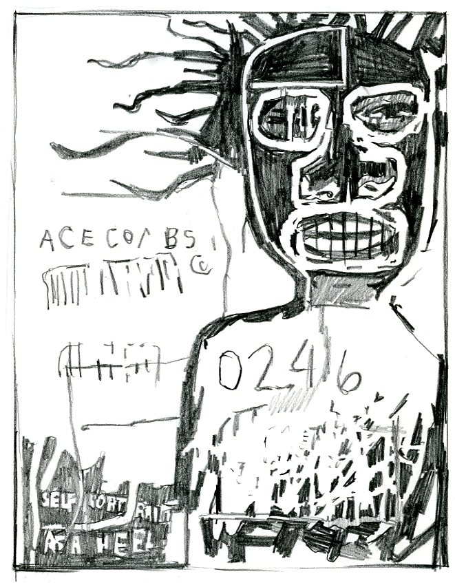 Basquiat self-portrait